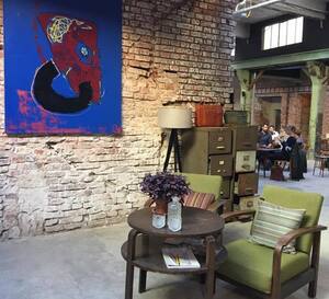 Vnitroblock Signature Store Cafe Holesovice Praha 7